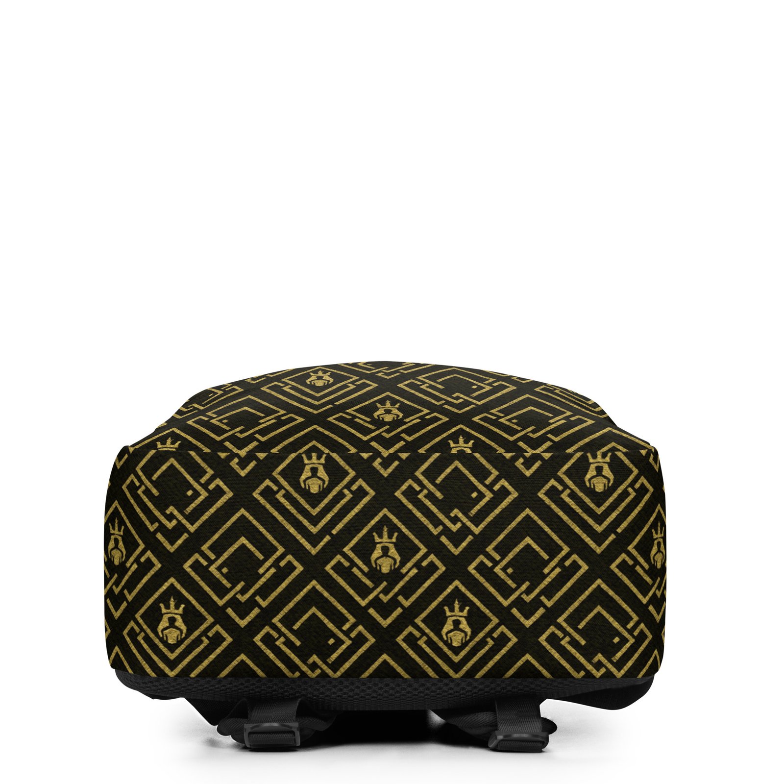 DaKahree Royal Labyrinth – Minimalist Backpack – Black & Gold - Image 10