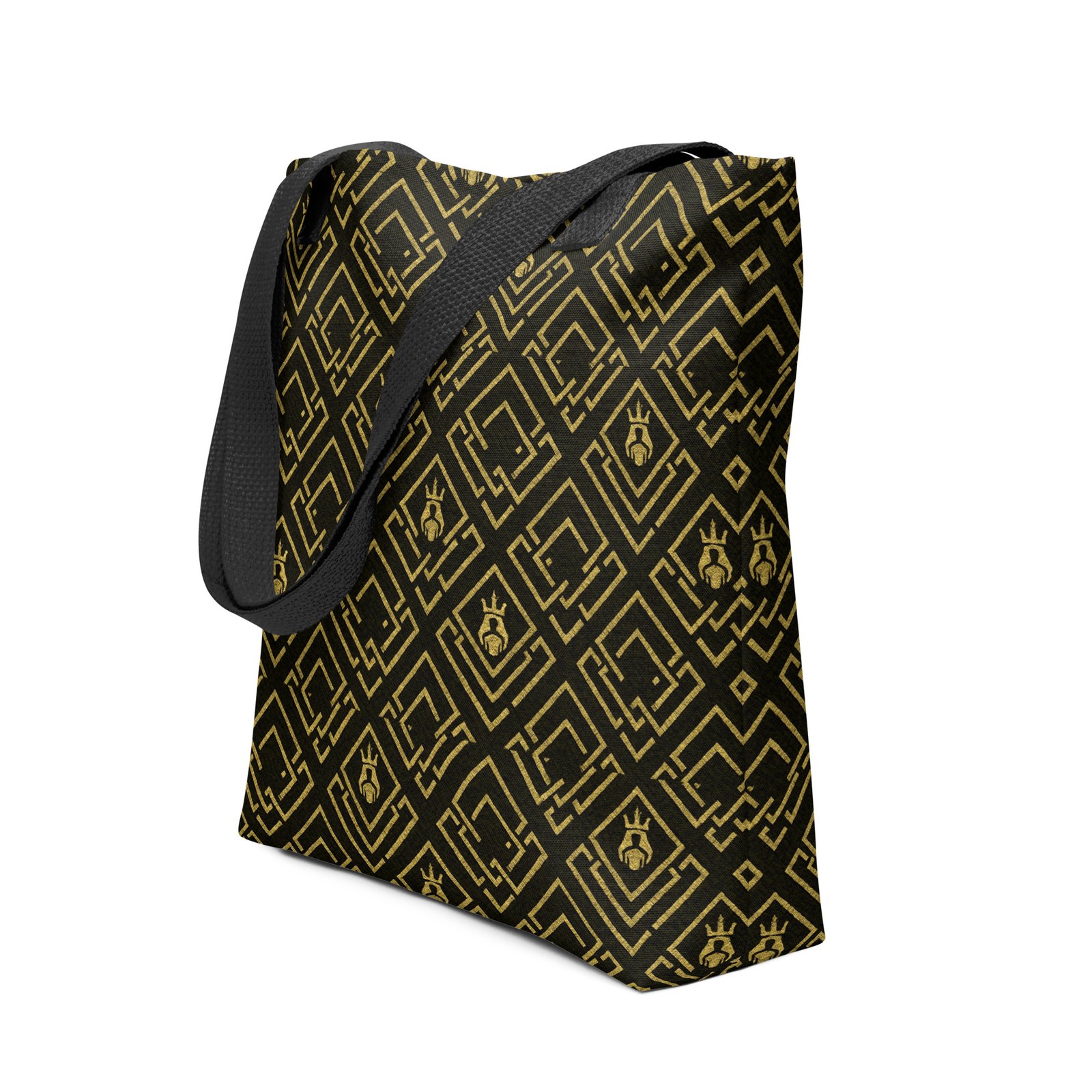 DaKahree Royal Labyrinth – Tote bag – Black & Gold - Image 2