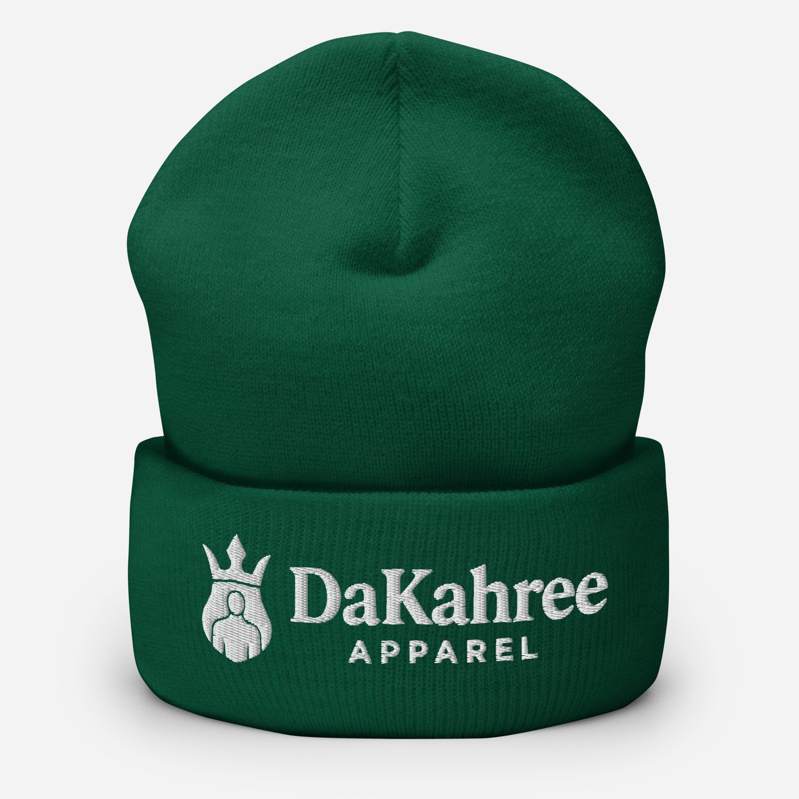 DaKahree: Signature™ – Cuffed Beanie – White - Image 8